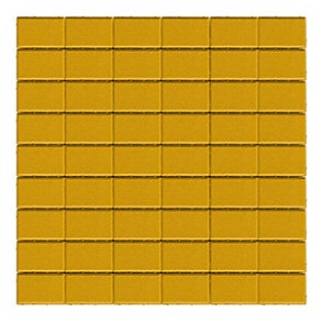 Тротуарная плитка вибропрессованная ПРЯМОУГОЛЬНИК | Желтый | 200х100х60 | BRAER