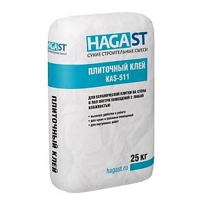 Плиточный клей для керамической плитки HAGAST KAS-511/40